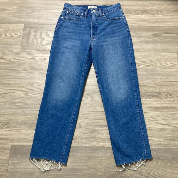 Madewell Denim - Madewell The Perfect Vintage Straight Jean in Mayfield Wash Size 28